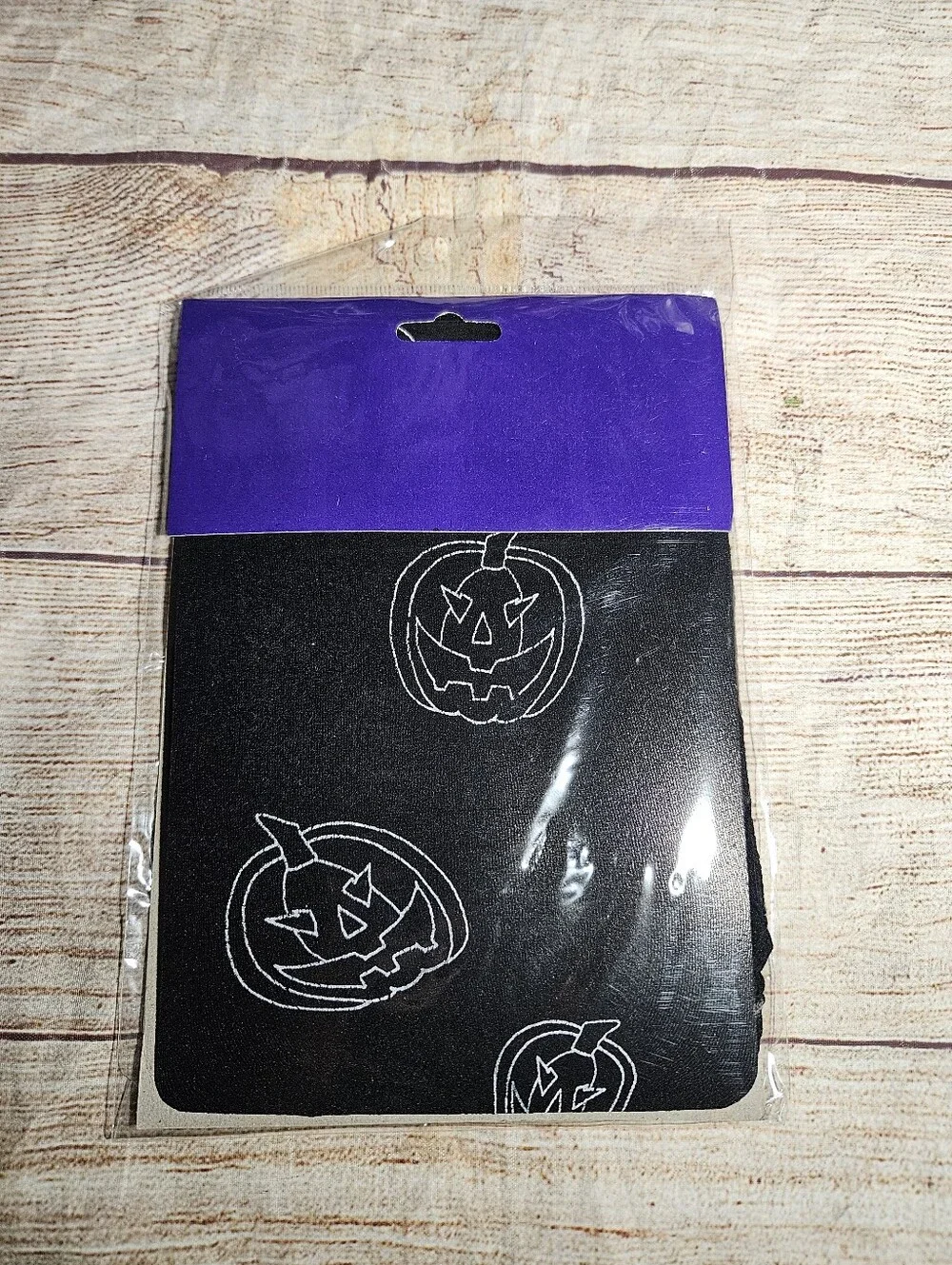 Spooky halloween black jack o lantern tights stockings
